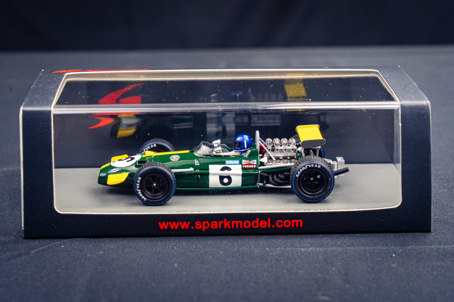 Brabham BT26A #6 Jacky Ickx - Winner GP German 1969 - Spark 1:43