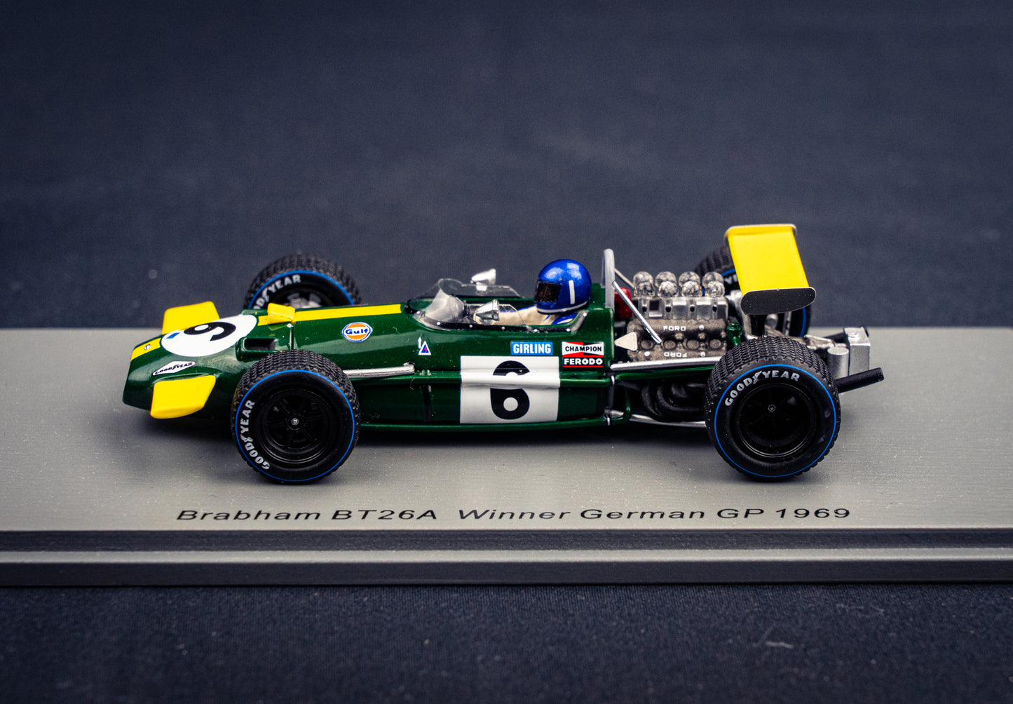 Brabham BT26A #6 Jacky Ickx - Winner GP German 1969 - Spark 1:43