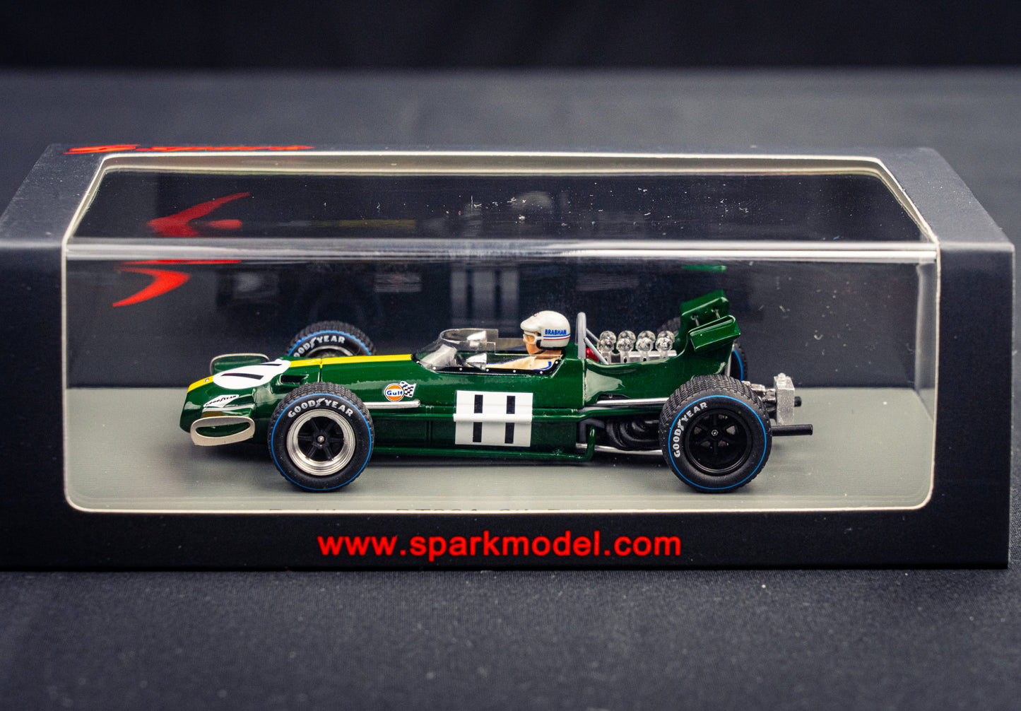 Brabham BT26A #11 Jack Brabham - 6th Dutch GP 1969 - Spark 1:43