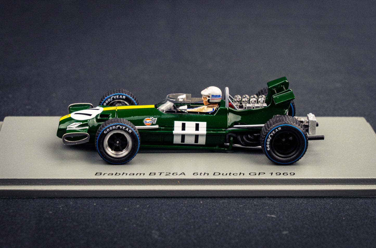 Brabham BT26A #11 Jack Brabham - 6th Dutch GP 1969 - Spark 1:43