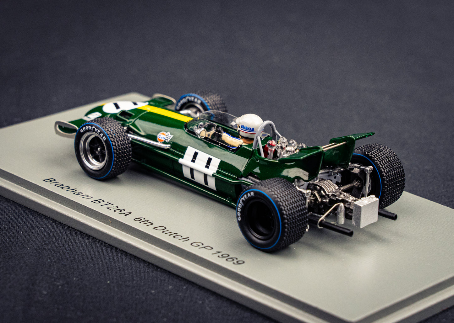 Brabham BT26A #11 Jack Brabham - 6th Dutch GP 1969 - Spark 1:43
