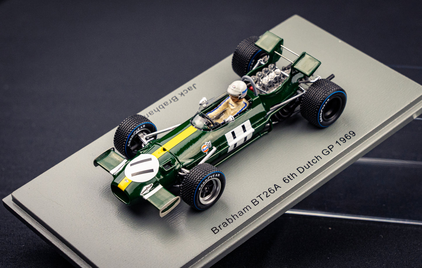 Brabham BT26A #11 Jack Brabham - 6th Dutch GP 1969 - Spark 1:43