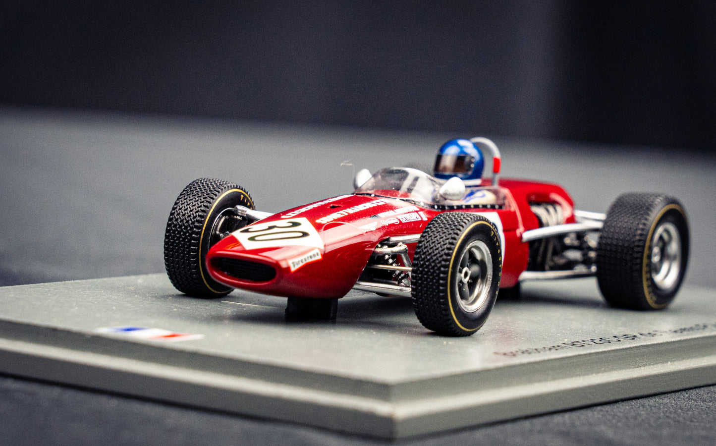 Brabham BT23C #30 lim. 300 Stk. Jacky Ickx - GP de Reims F2 1969 - Spark 1:43