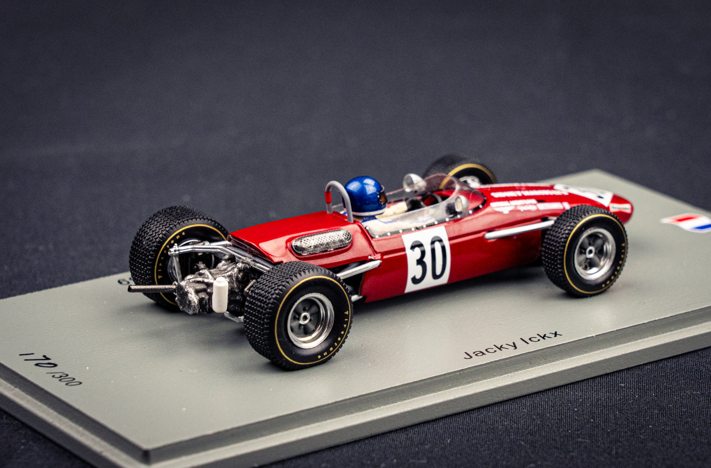 Brabham BT23C #30 lim. 300 Stk. Jacky Ickx - GP de Reims F2 1969 - Spark 1:43