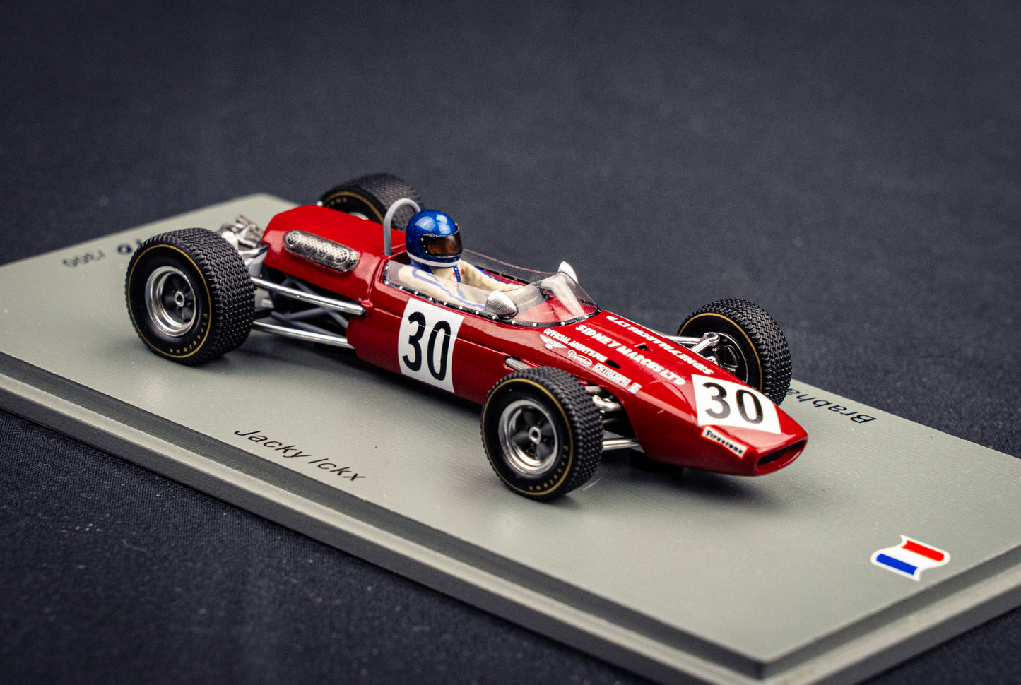 Brabham BT23C #30 lim. 300 Stk. Jacky Ickx - GP de Reims F2 1969 - Spark 1:43