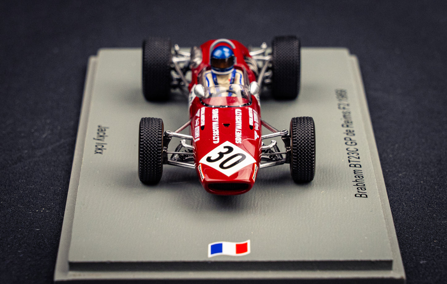 Brabham BT23C #30 lim. 300 Stk. Jacky Ickx - GP de Reims F2 1969 - Spark 1:43