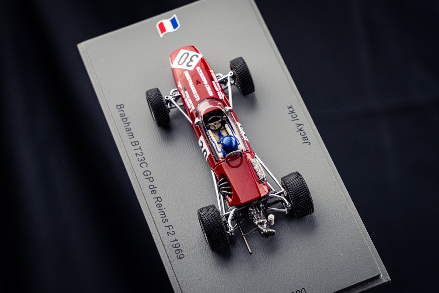 Brabham BT23C #30 lim. 300 Stk. Jacky Ickx - GP de Reims F2 1969 - Spark 1:43