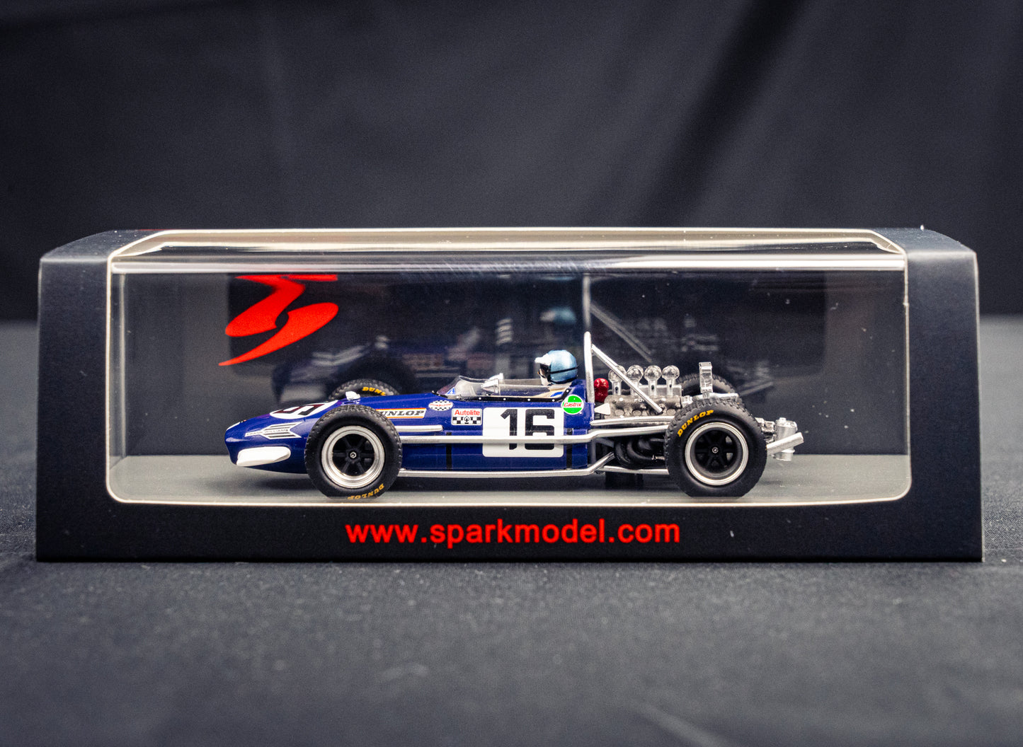Brabham BT26A #16 Piers Courage - P2 GP Monaco 1969 - Spark 1:43
