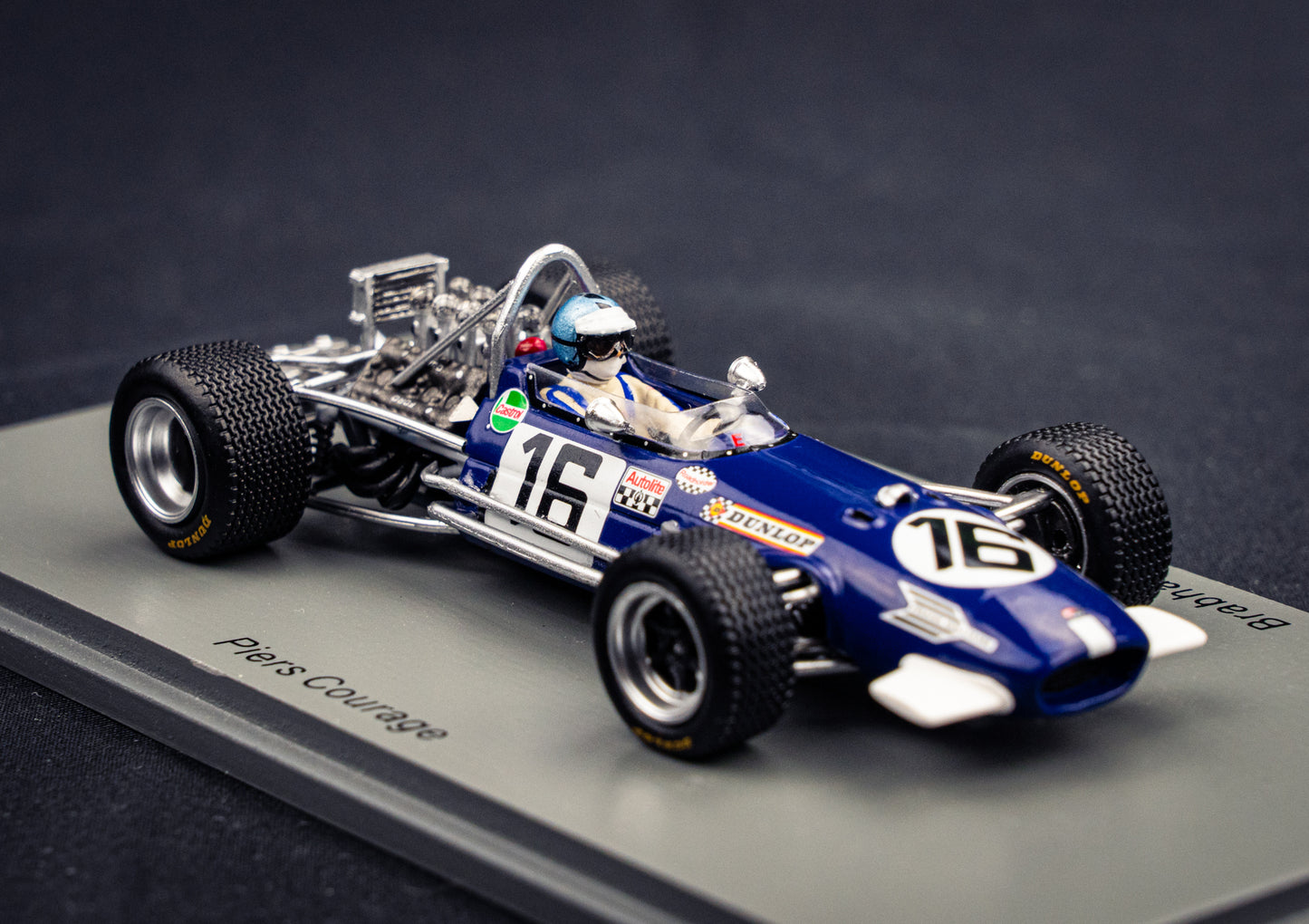 Brabham BT26A #16 Piers Courage - P2 GP Monaco 1969 - Spark 1:43