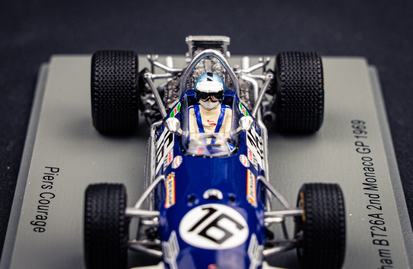 Brabham BT26A #16 Piers Courage - P2 GP Monaco 1969 - Spark 1:43