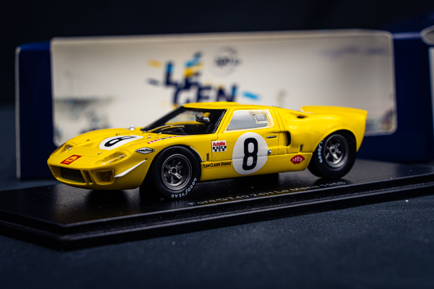Ford GT40 #8 W.Mairesse / Beurlys / Blaton - 24h LeMans 1968 - Spark 1:43
