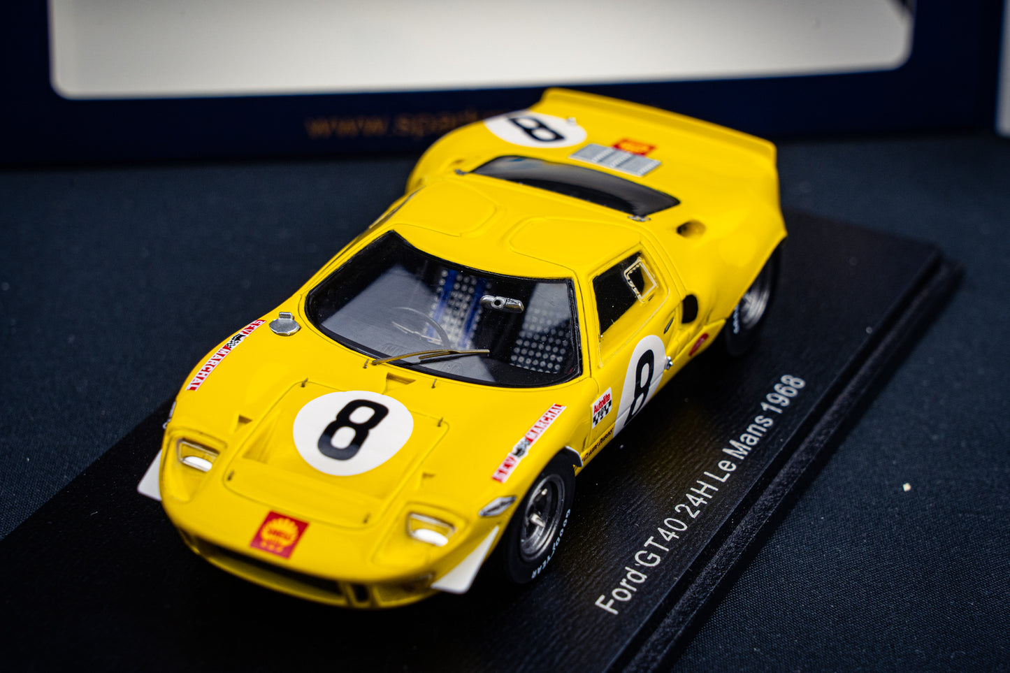 Ford GT40 #8 W.Mairesse / Beurlys / Blaton - 24h LeMans 1968 - Spark 1:43