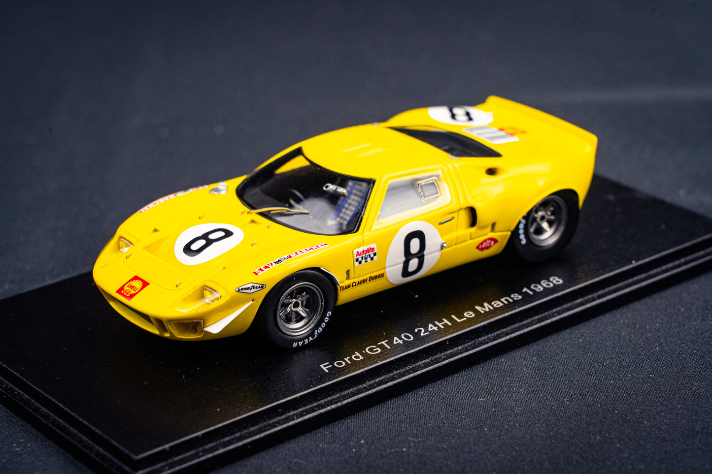 Ford GT40 #8 W.Mairesse / Beurlys / Blaton - 24h LeMans 1968 - Spark 1:43