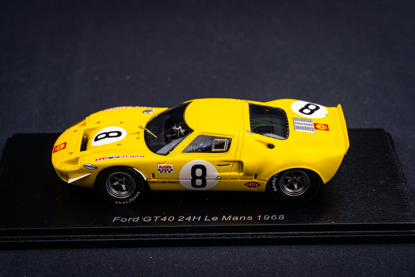 Ford GT40 #8 W.Mairesse / Beurlys / Blaton - 24h LeMans 1968 - Spark 1:43