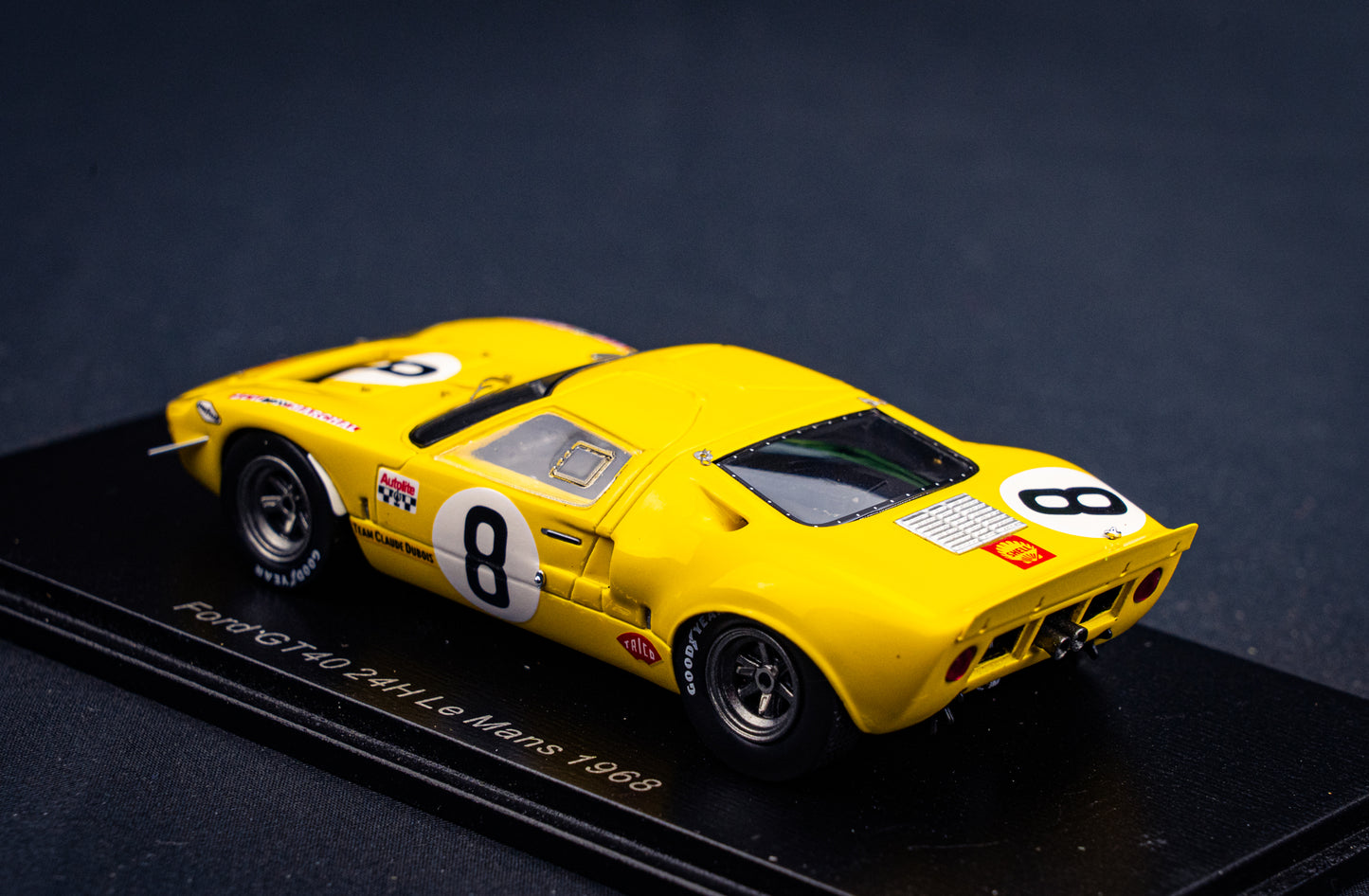 Ford GT40 #8 W.Mairesse / Beurlys / Blaton - 24h LeMans 1968 - Spark 1:43
