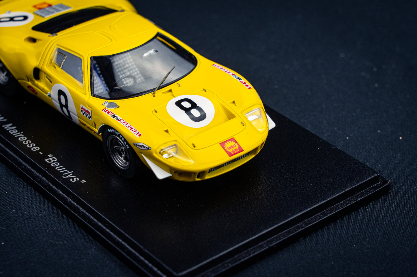 Ford GT40 #8 W.Mairesse / Beurlys / Blaton - 24h LeMans 1968 - Spark 1:43