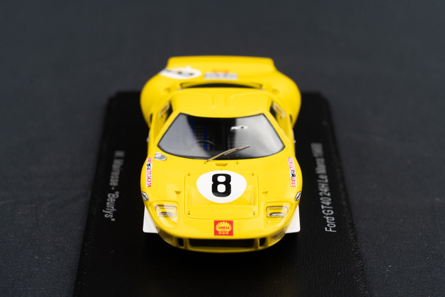 Ford GT40 #8 W.Mairesse / Beurlys / Blaton - 24h LeMans 1968 - Spark 1:43