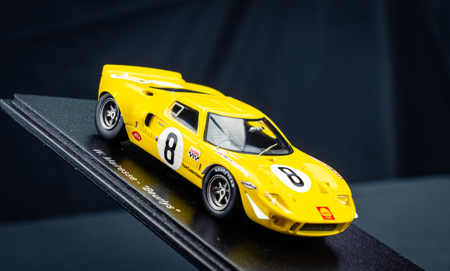 Ford GT40 #8 W.Mairesse / Beurlys / Blaton - 24h LeMans 1968 - Spark 1:43