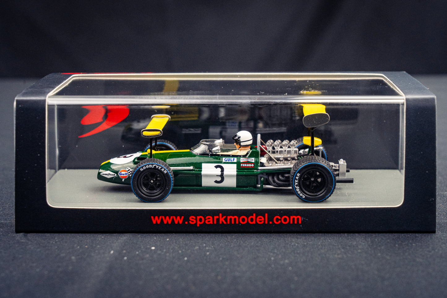 Brabham BT26A #3 Jack Brabham - Spanish GP 1969 - Spark 1:43