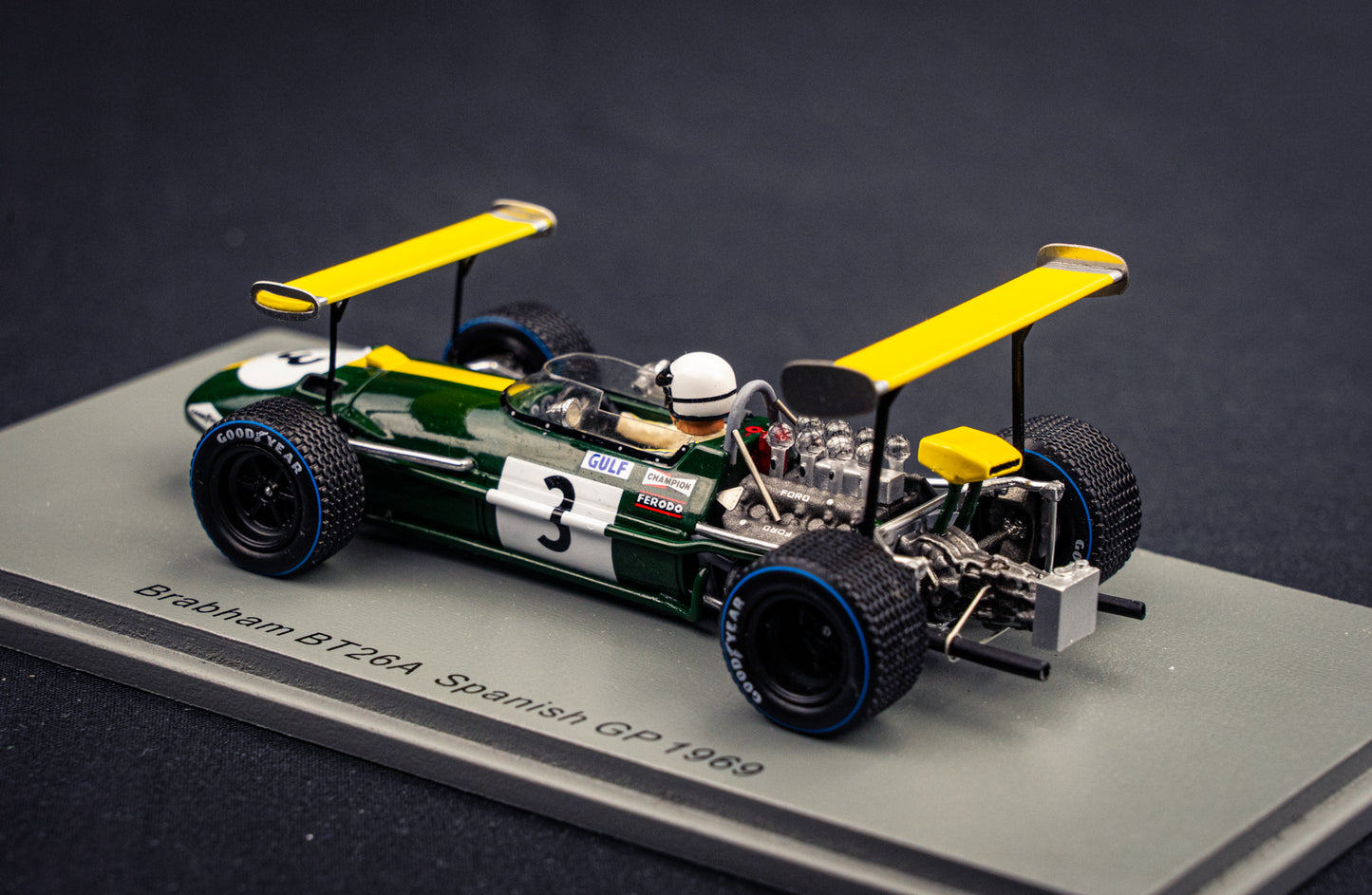Brabham BT26A #3 Jack Brabham - Spanish GP 1969 - Spark 1:43