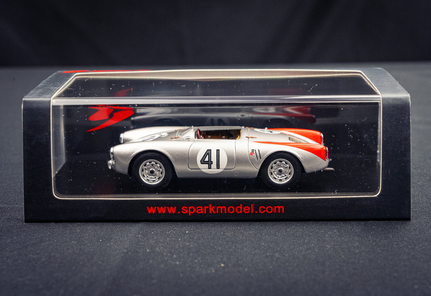 Porsche 550 #41 Herrmann / Polensky - 24h LeMans 54 - Spark 1:43