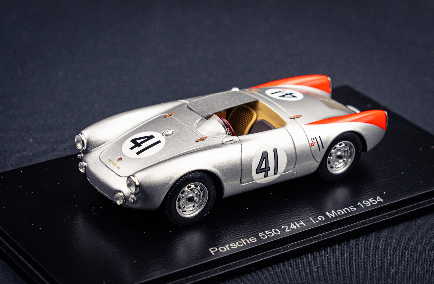 Porsche 550 #41 Herrmann / Polensky - 24h LeMans 54 - Spark 1:43