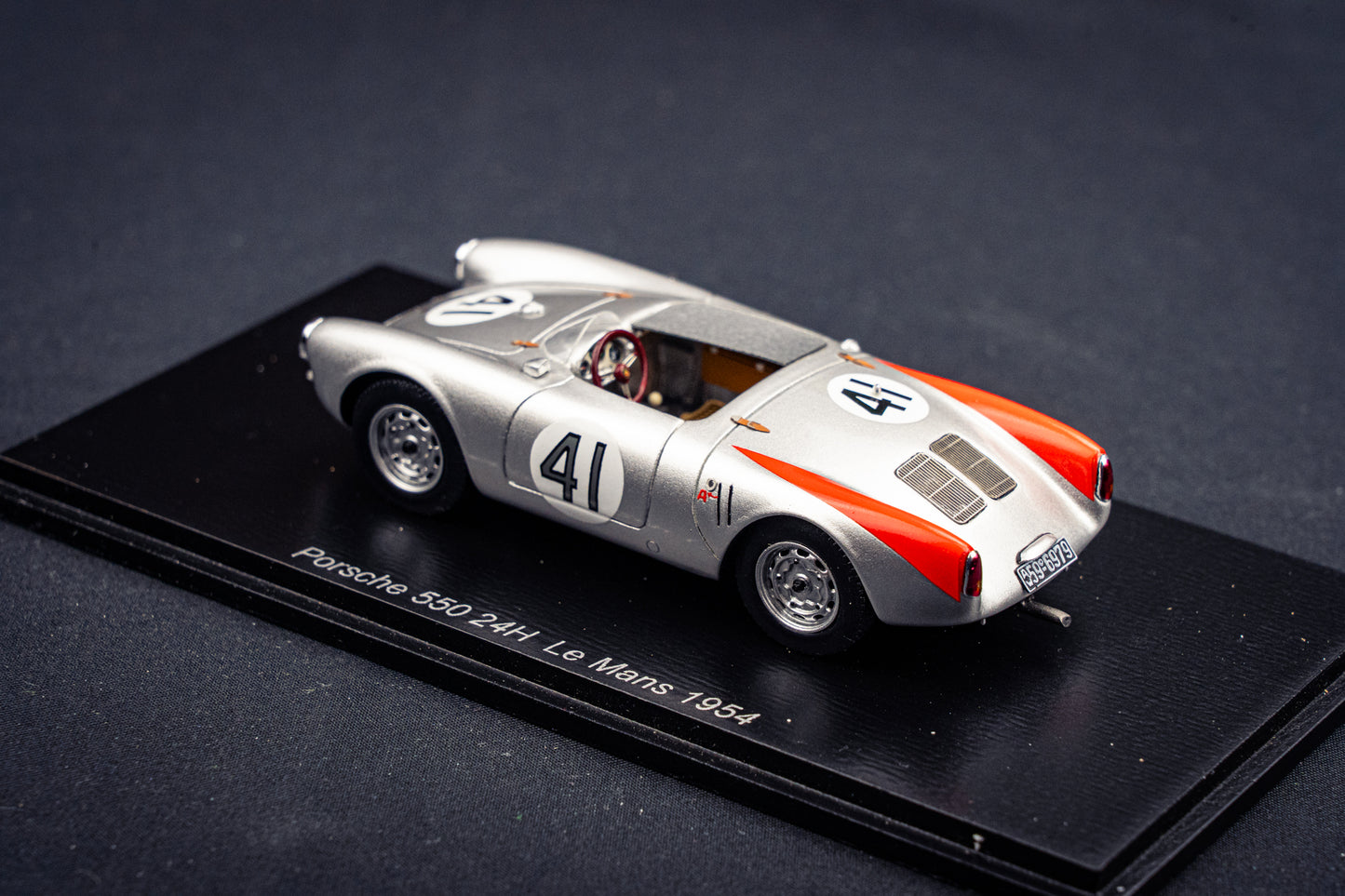 Porsche 550 #41 Herrmann / Polensky - 24h LeMans 54 - Spark 1:43