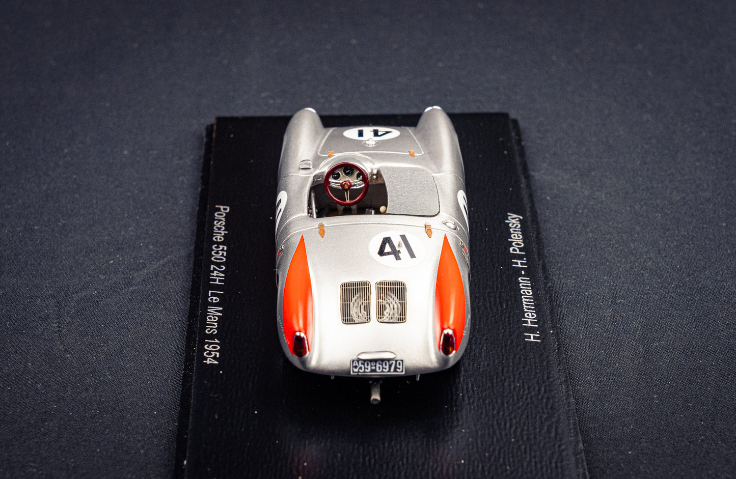 Porsche 550 #41 Herrmann / Polensky - 24h LeMans 54 - Spark 1:43