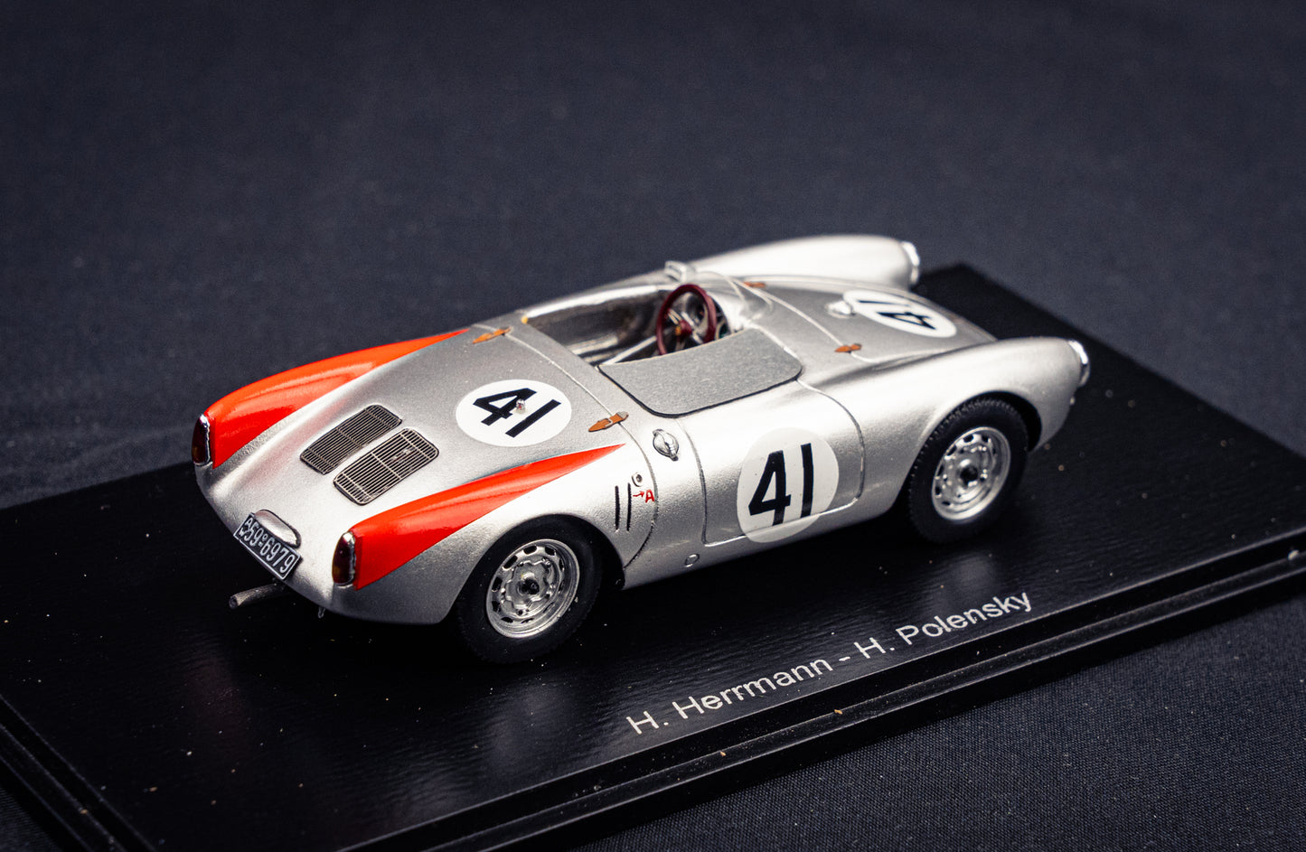 Porsche 550 #41 Herrmann / Polensky - 24h LeMans 54 - Spark 1:43