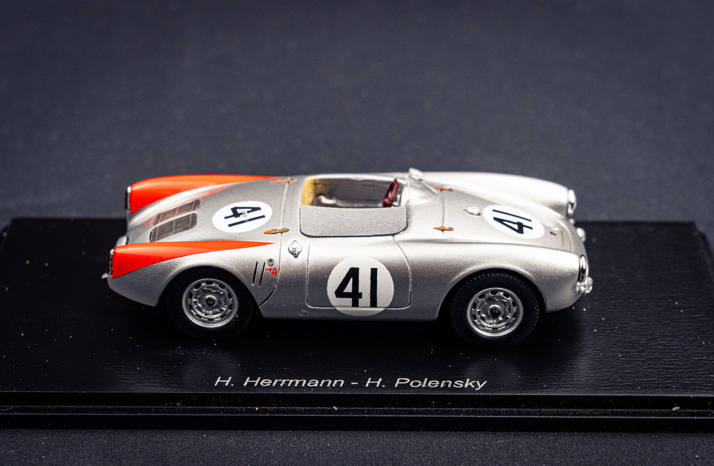 Porsche 550 #41 Herrmann / Polensky - 24h LeMans 54 - Spark 1:43