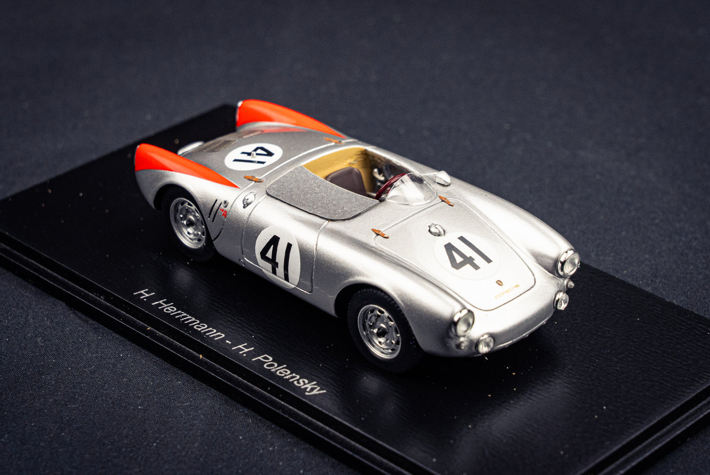 Porsche 550 #41 Herrmann / Polensky - 24h LeMans 54 - Spark 1:43