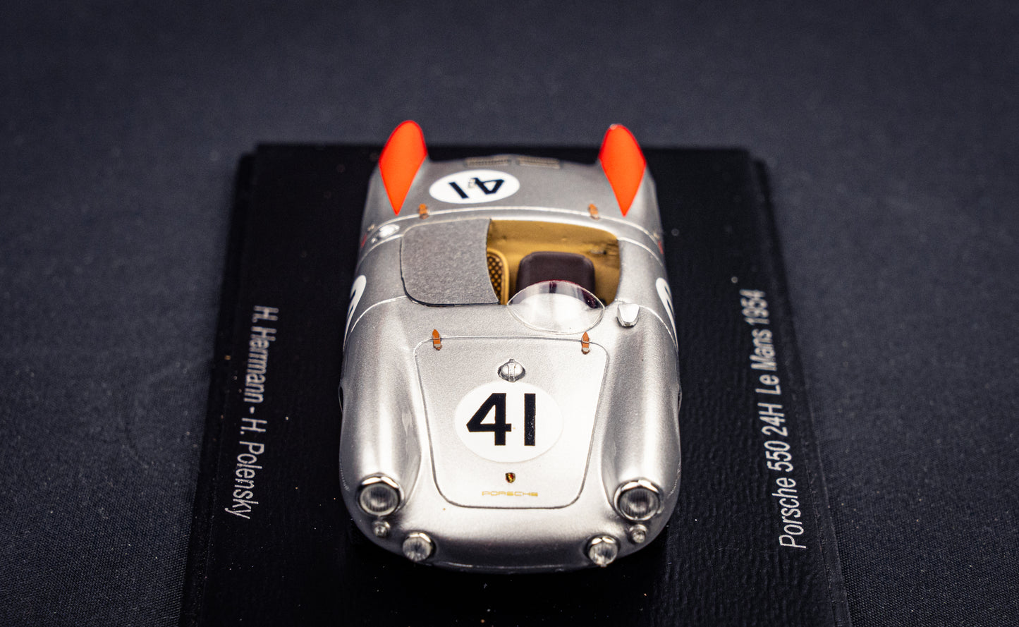 Porsche 550 #41 Herrmann / Polensky - 24h LeMans 54 - Spark 1:43