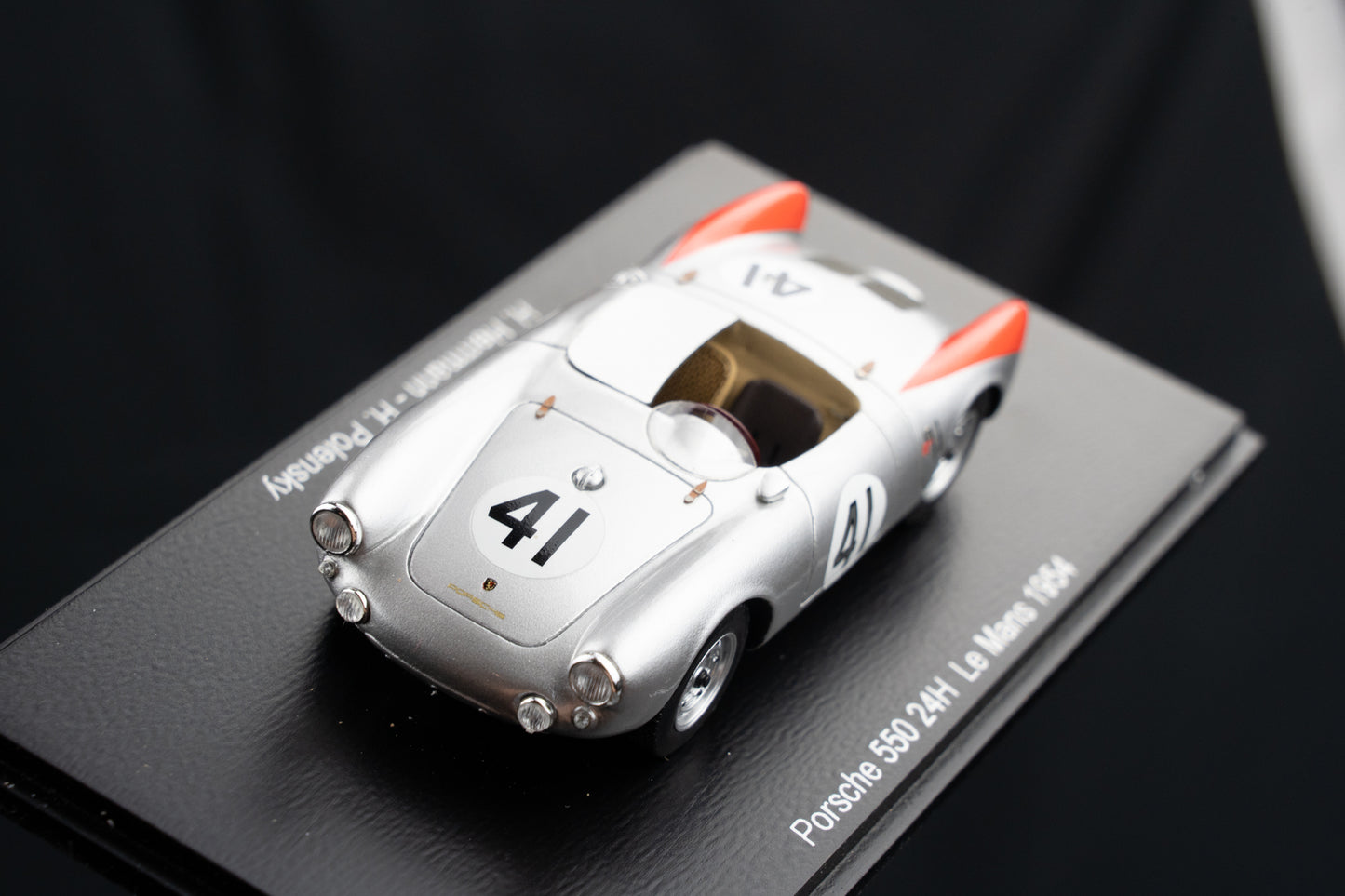 Porsche 550 #41 Herrmann / Polensky - 24h LeMans 54 - Spark 1:43