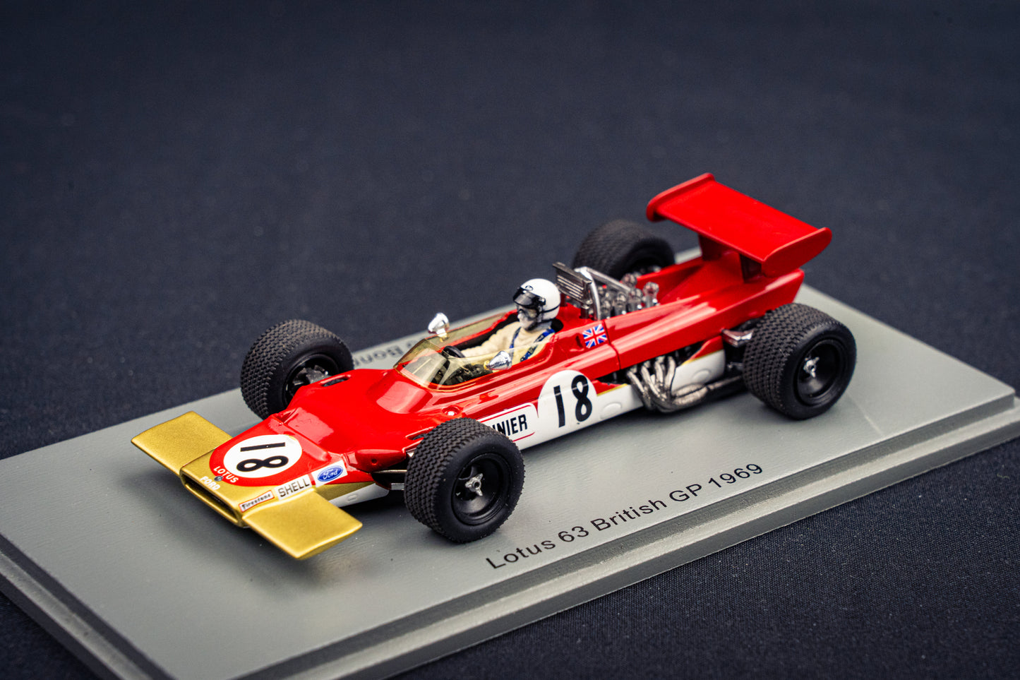 Lotus 63 #18 Jo Bonnier - British GP 1969 - Spark 1:43