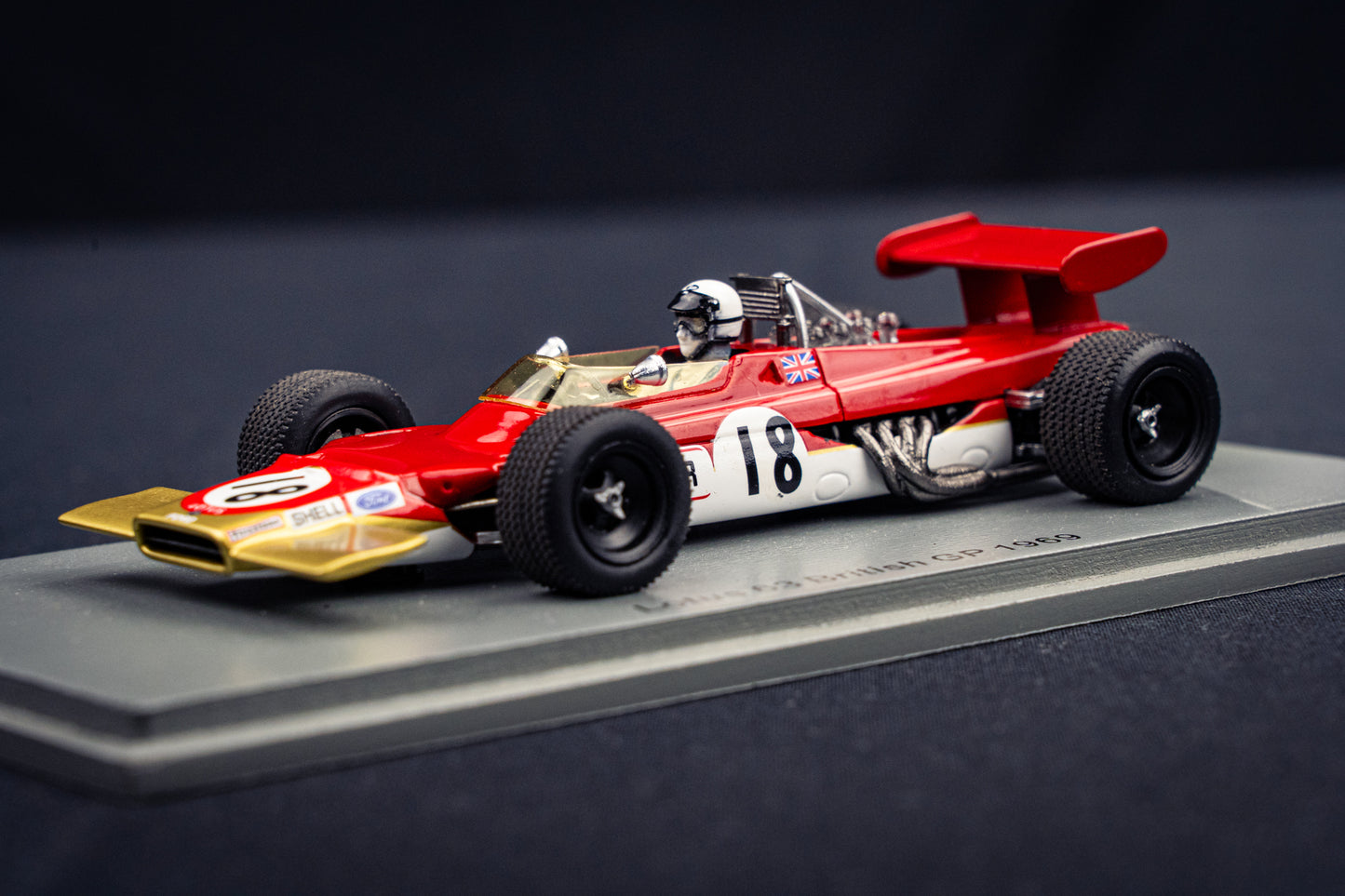 Lotus 63 #18 Jo Bonnier - British GP 1969 - Spark 1:43