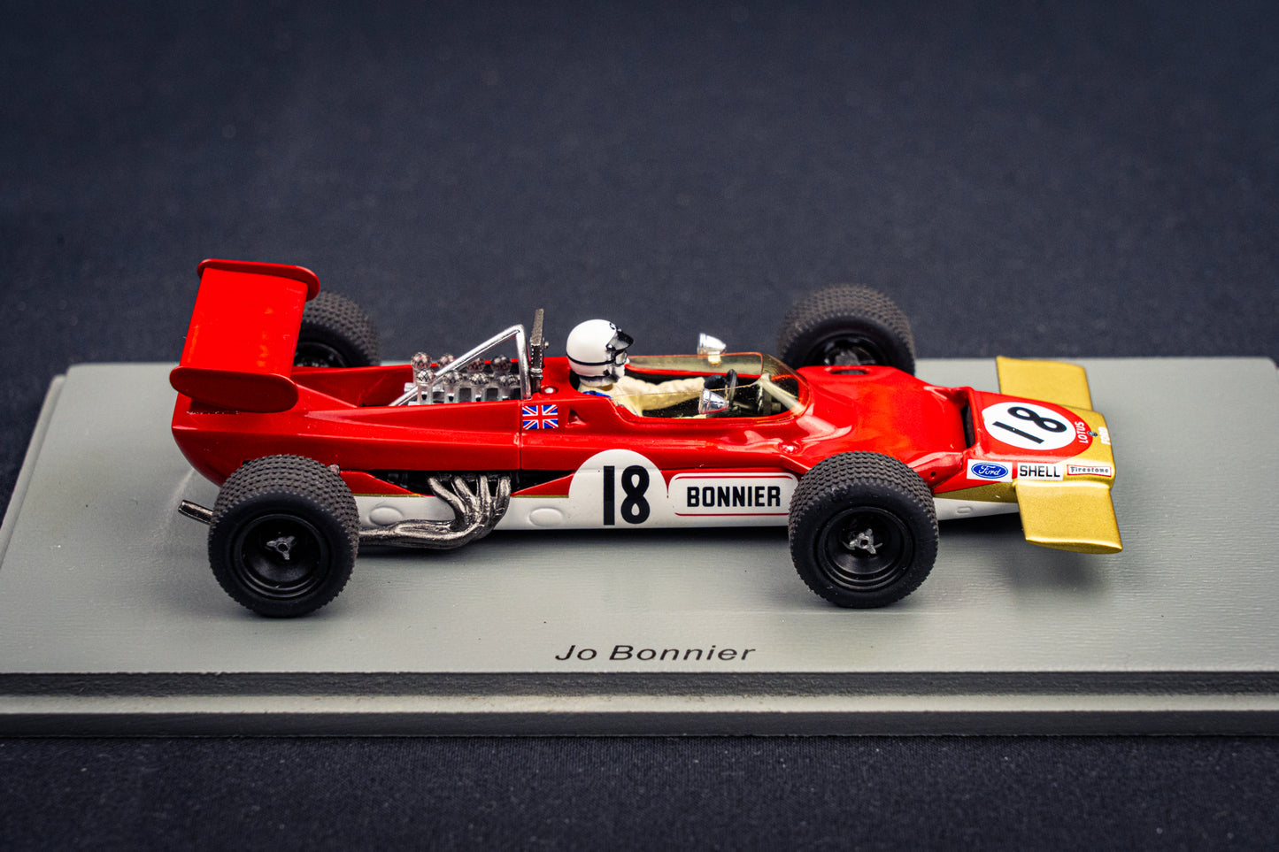 Lotus 63 #18 Jo Bonnier - British GP 1969 - Spark 1:43