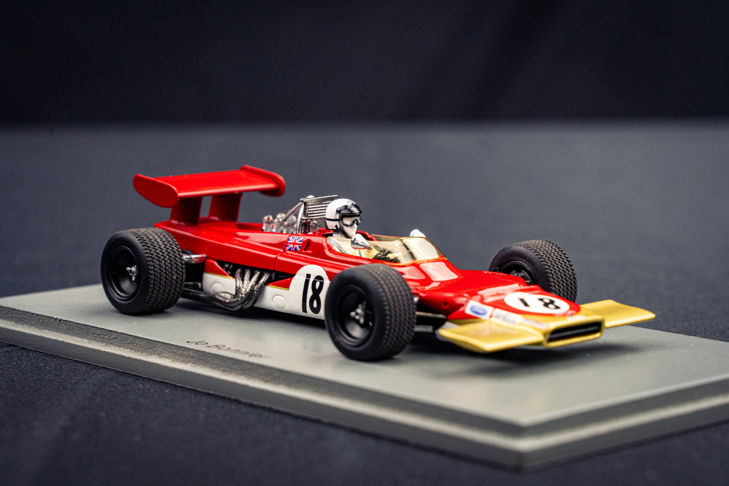 Lotus 63 #18 Jo Bonnier - British GP 1969 - Spark 1:43