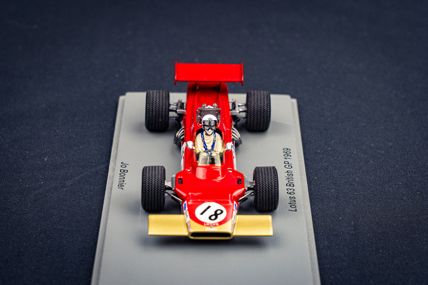 Lotus 63 #18 Jo Bonnier - British GP 1969 - Spark 1:43