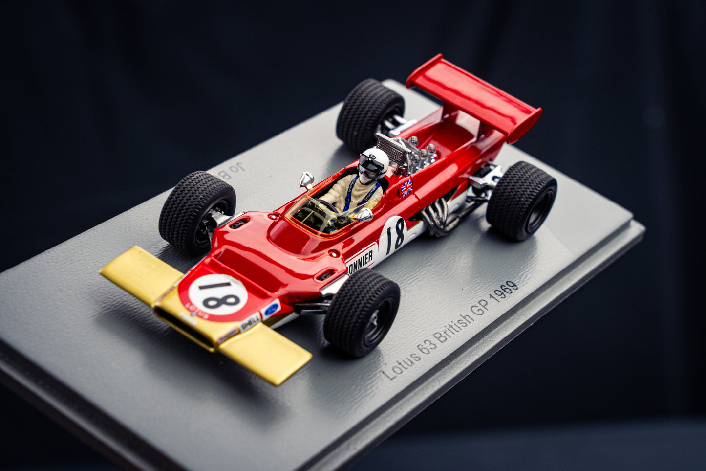 Lotus 63 #18 Jo Bonnier - British GP 1969 - Spark 1:43
