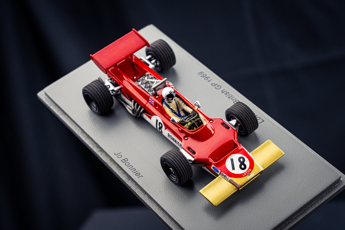 Lotus 63 #18 Jo Bonnier - British GP 1969 - Spark 1:43