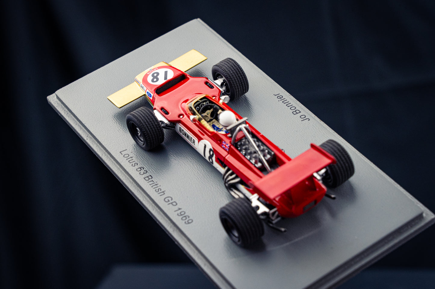 Lotus 63 #18 Jo Bonnier - British GP 1969 - Spark 1:43