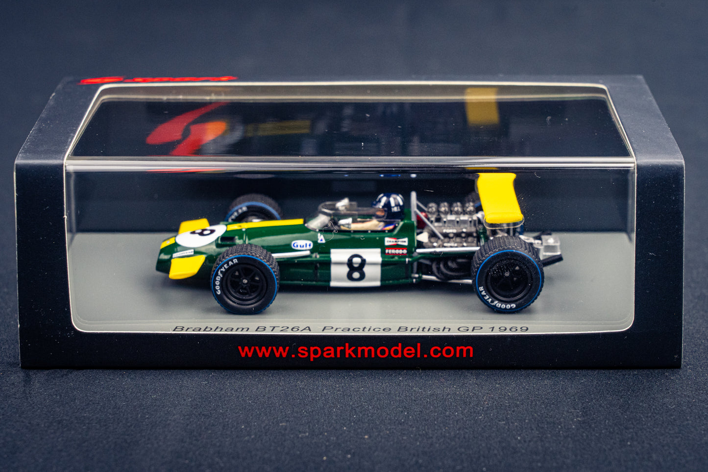 Brabham BT26A #8 Graham Hill - British GP 69 Training - Spark 1:43
