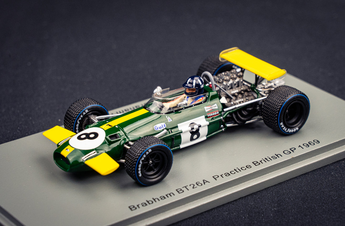 Brabham BT26A #8 Graham Hill - British GP 69 Training - Spark 1:43