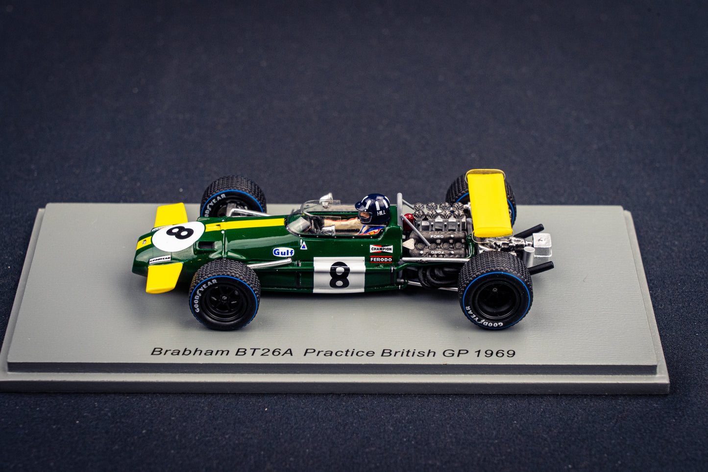 Brabham BT26A #8 Graham Hill - British GP 69 Training - Spark 1:43
