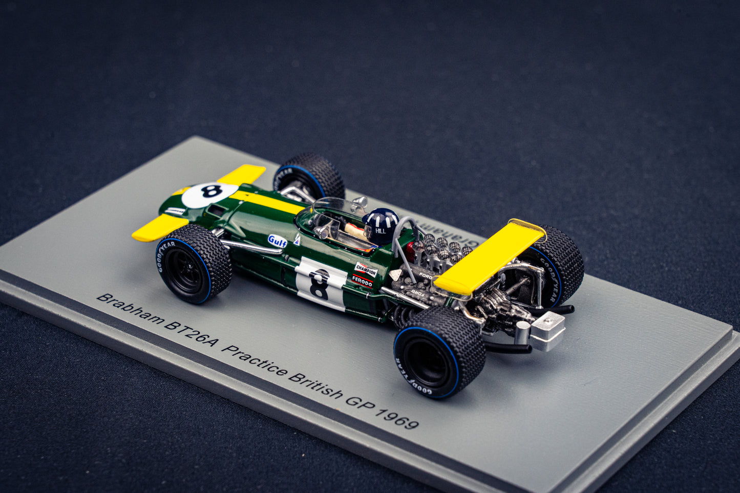 Brabham BT26A #8 Graham Hill - British GP 69 Training - Spark 1:43