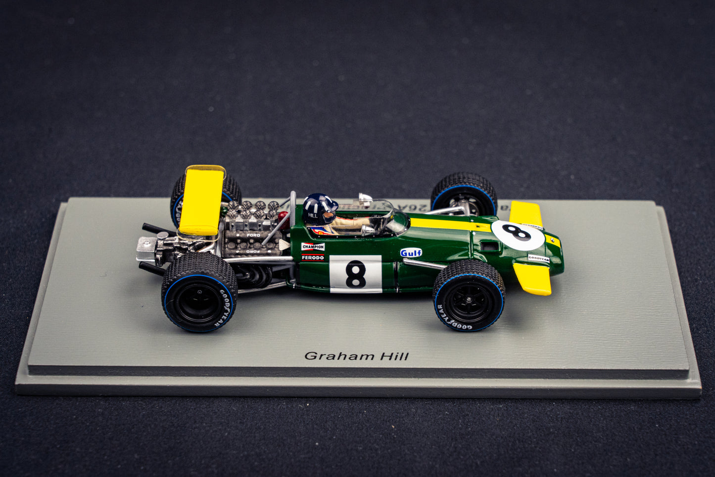 Brabham BT26A #8 Graham Hill - British GP 69 Training - Spark 1:43