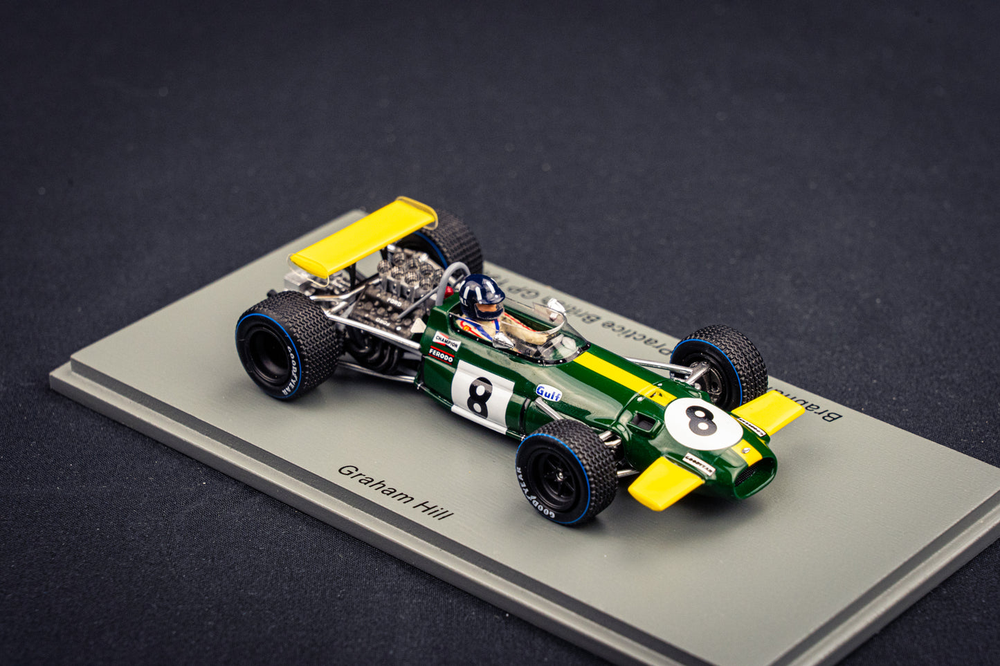 Brabham BT26A #8 Graham Hill - British GP 69 Training - Spark 1:43