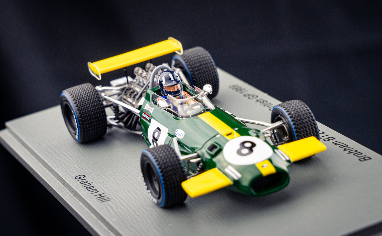 Brabham BT26A #8 Graham Hill - British GP 69 Training - Spark 1:43