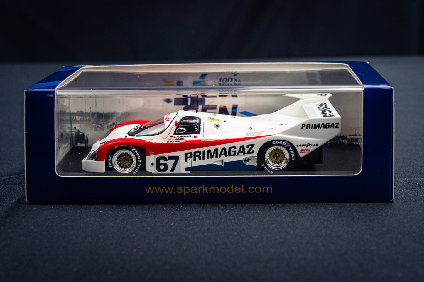 Porsche 962C #67 Yver/Lässig/Altenbach - P10 24h LeMans 1992 - Spark 1:43