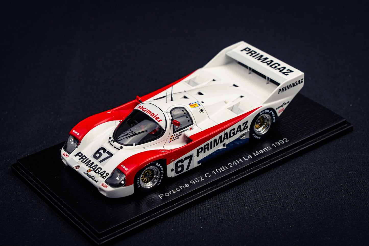 Porsche 962C #67 Yver/Lässig/Altenbach - P10 24h LeMans 1992 - Spark 1:43